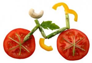 bicykel zo zeleniny